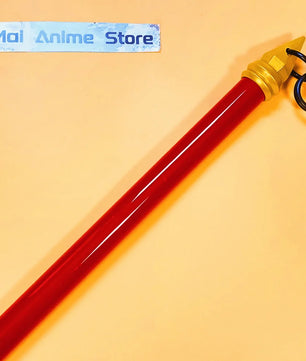 Jujutsu Kaisen Maki Zenin Red-Staff Naginata 1:1 Scale Anime Prop Replica Wood Polearm