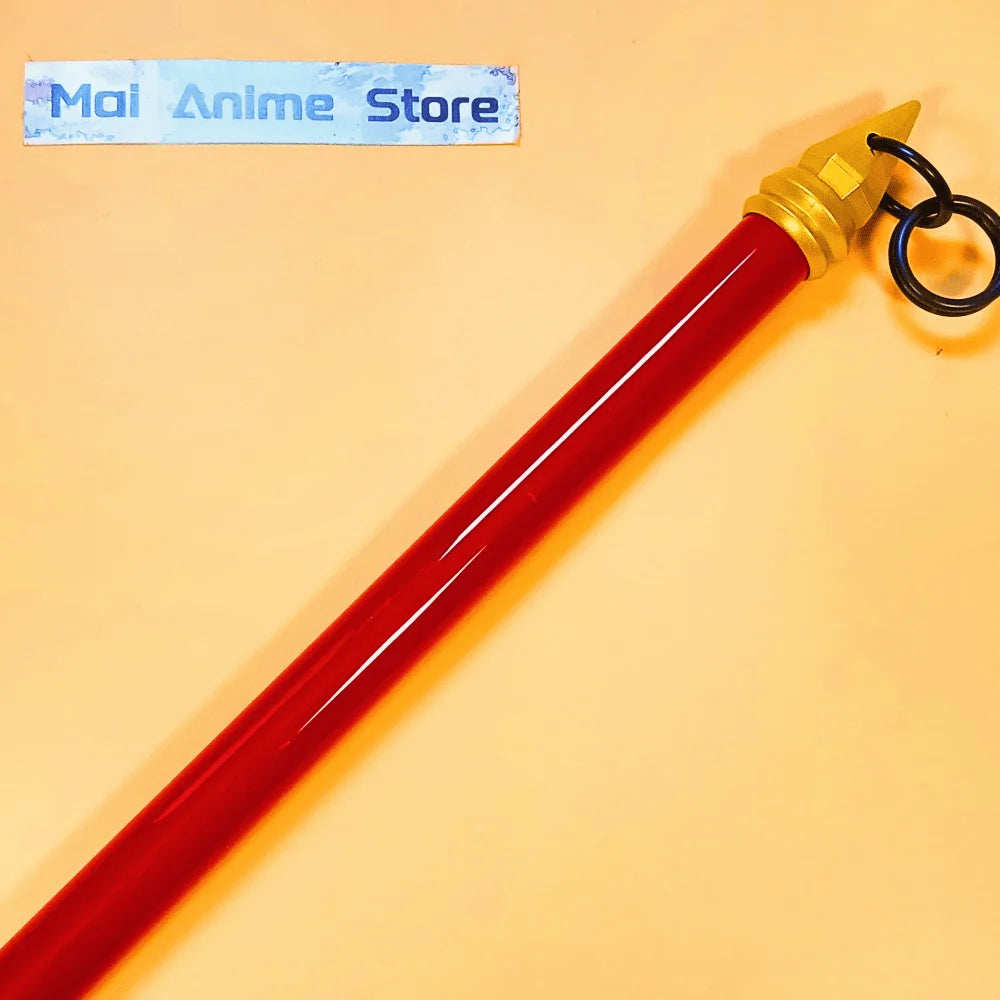 Jujutsu Kaisen Maki Zenin Red-Staff Naginata 1:1 Scale Anime Prop Replica Wood Polearm