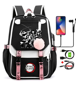 Demon Slayer Nezuko Backpack Anime Bookbag