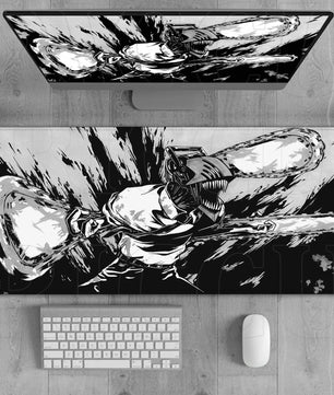 Chainsaw Man Mouse Pad Large Gaming Anime Desk Mat