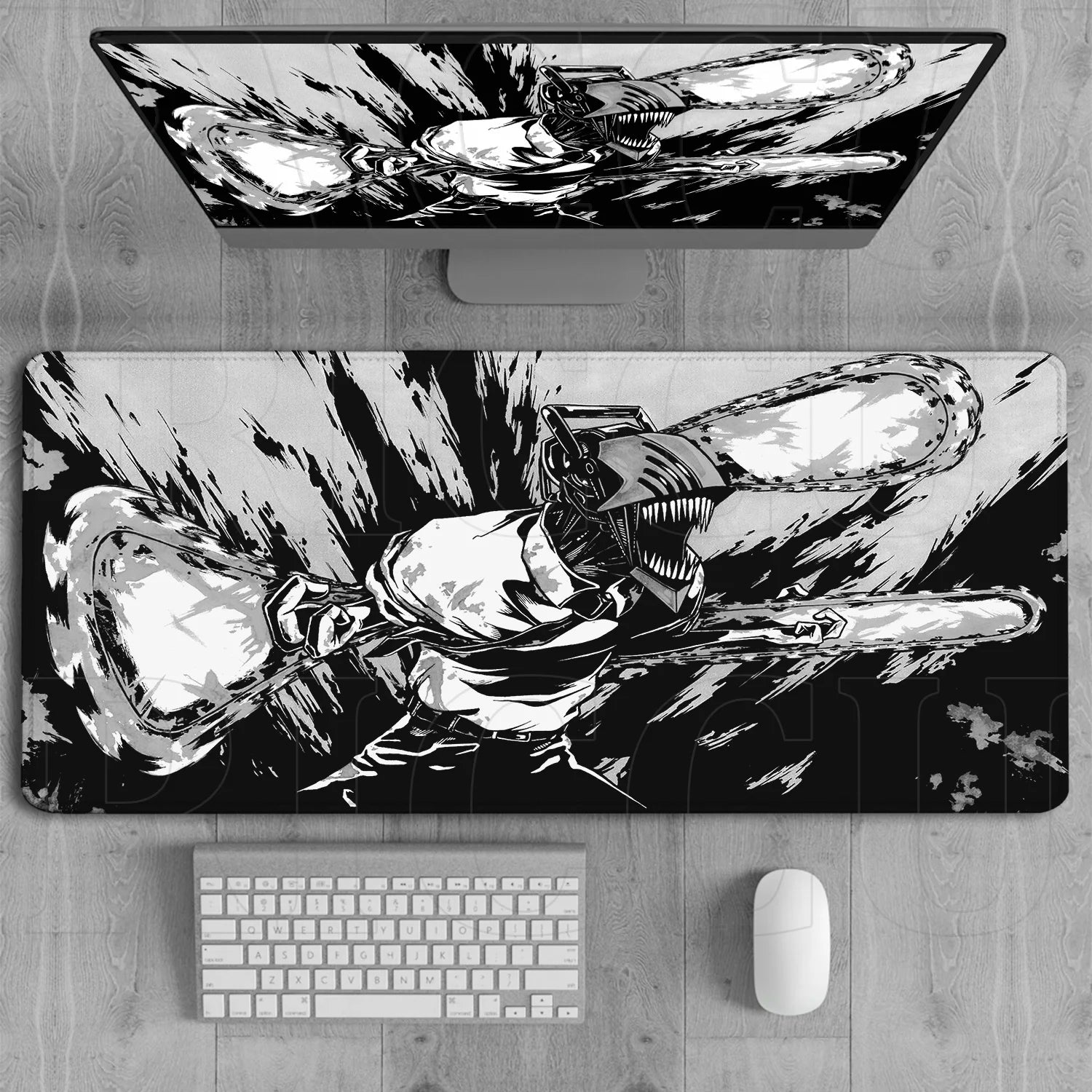 Chainsaw Man Mouse Pad Large Gaming Anime Desk Mat