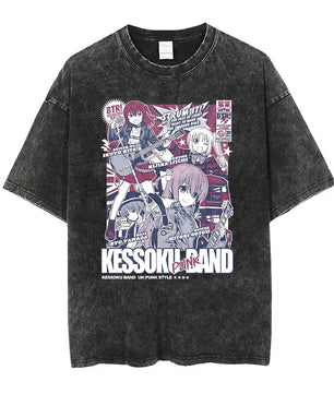 Bocchi The Rock Shirt Oversized Style Anime Shirt