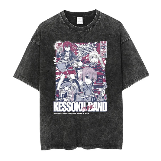 Bocchi The Rock Shirt Oversized Style Anime Shirt