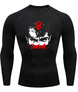 Berserk Guts Long Sleeve Compression Shirt - Men's Workout Gym Shirt