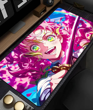 Demon Slayer Mitsuri Kanroji Mousepad Large Anime Desk Mat