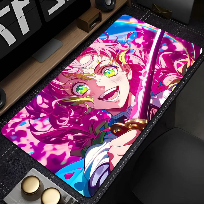Demon Slayer Mitsuri Kanroji Mousepad Large Anime Desk Mat