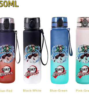 Demon Slayer Tanjiro Water Bottle – 650ml Leakproof Gym Bottle