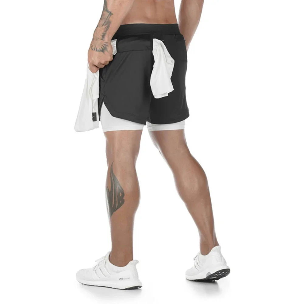 Baki Style Compression Shorts - Men's Anime Workout Shorts