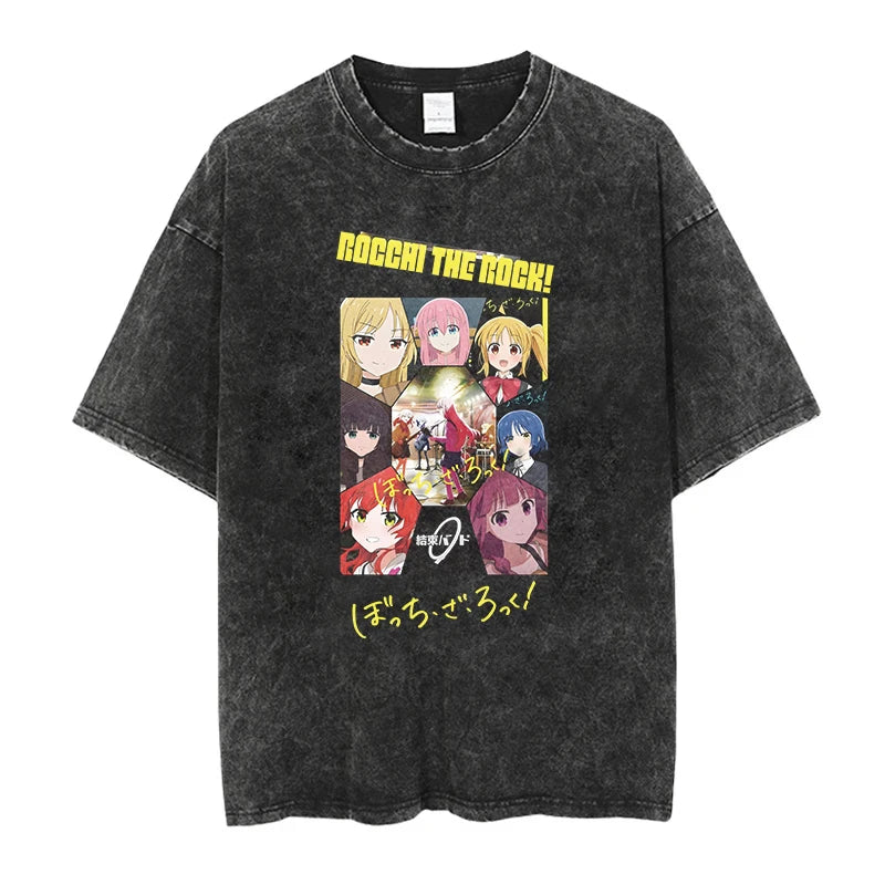 Bocchi The Rock Shirt Oversized Style Anime Shirt