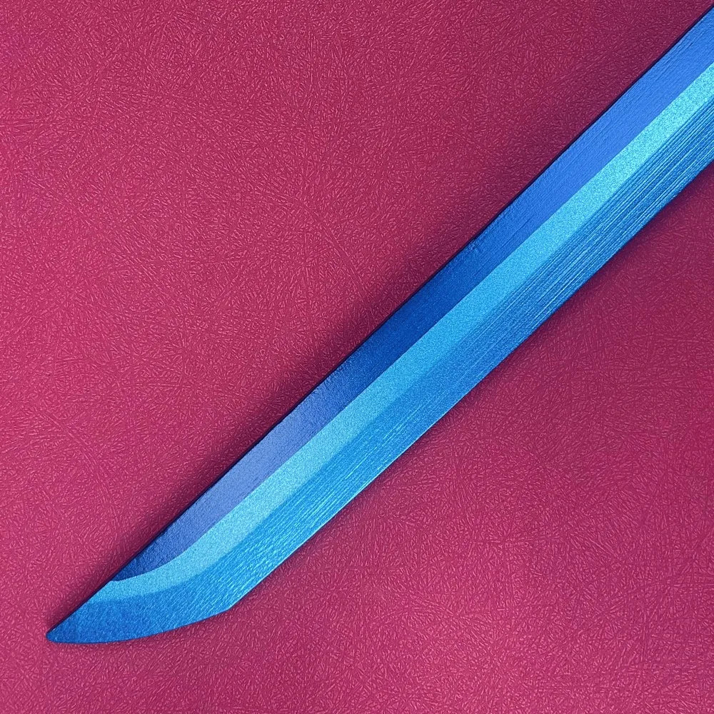 Demon Slayer Muichiro Tokito Nichirin Sword 1:1 Scale Anime Prop Replica Bamboo Sword