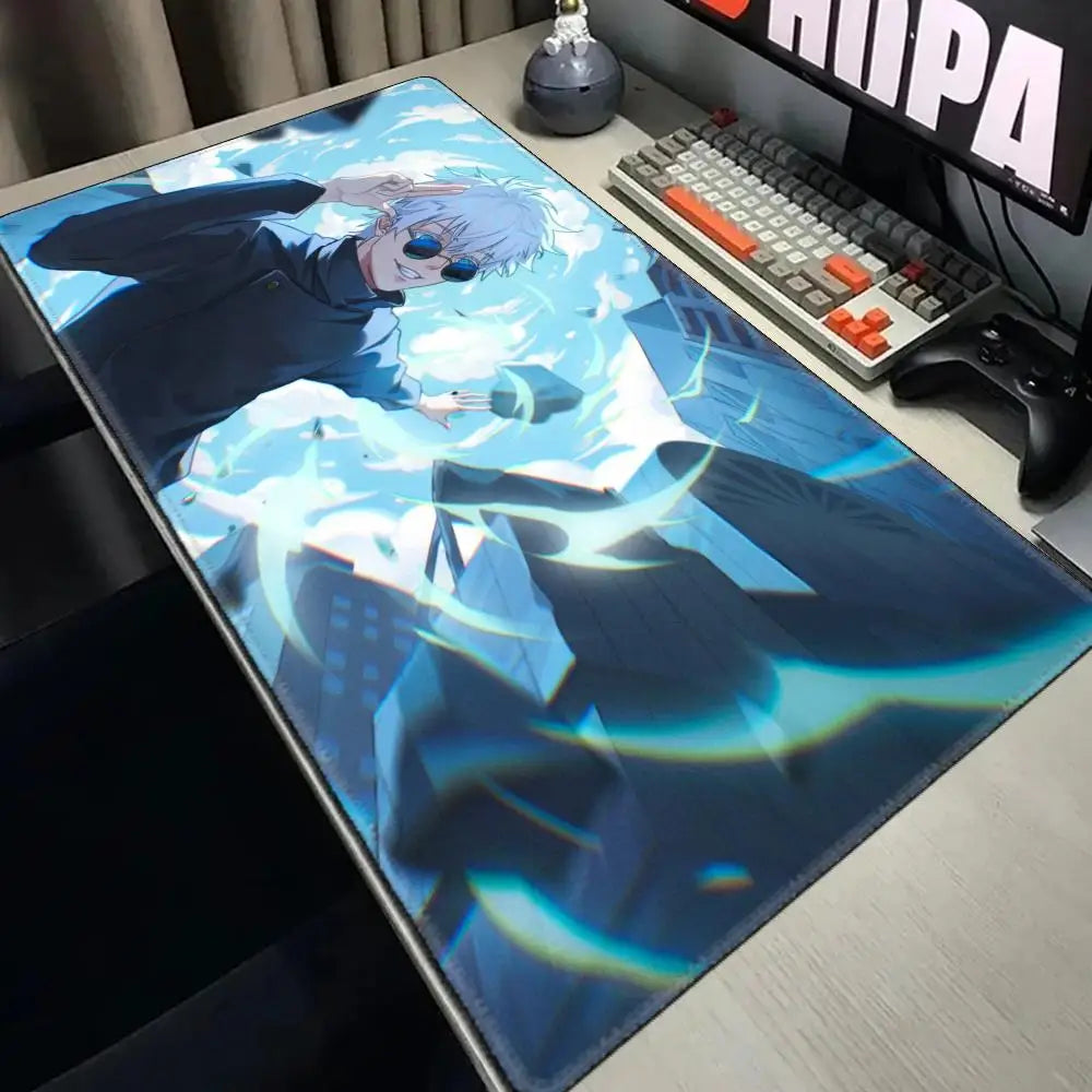 Jujutsu Kaisen Gojo Mouse Pad Large Gaming Anime Desk Mat