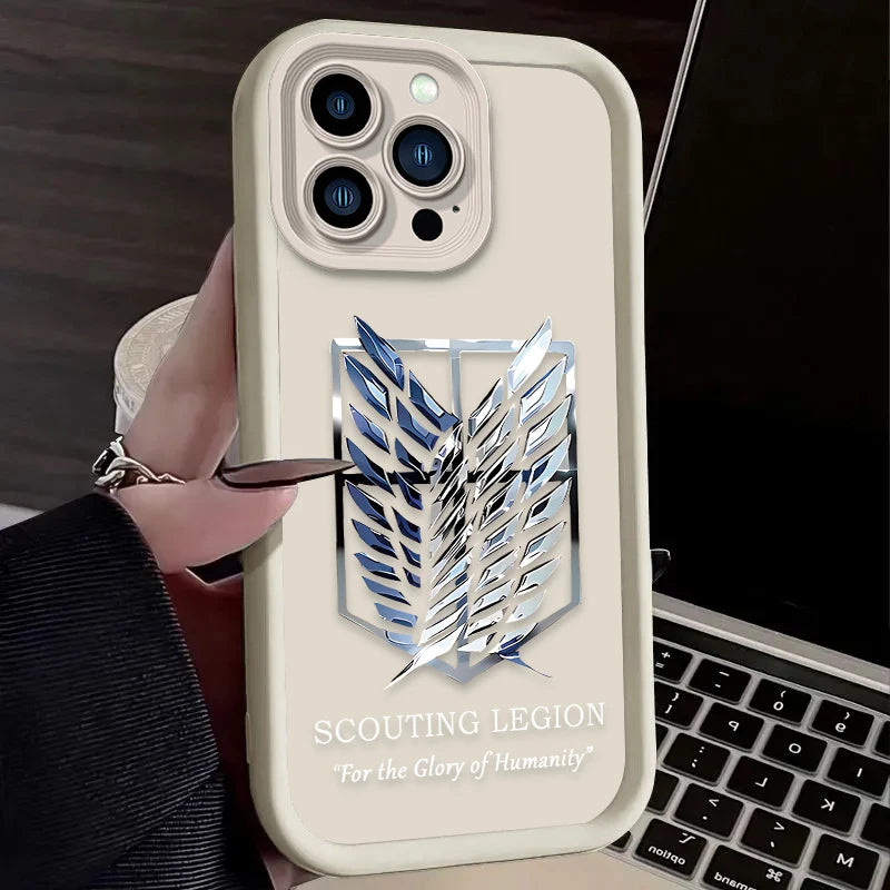 AOT Scouting Legion Phone Case - For iPhone 11 to 17 Pro Max