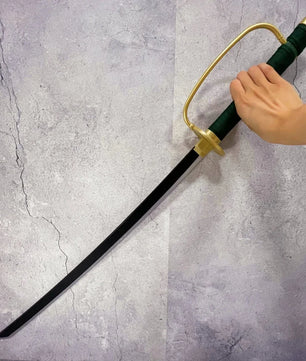Shanks Gryphon Green-Handle Saber 1:1 Scale Anime Prop Replica Bamboo Sword