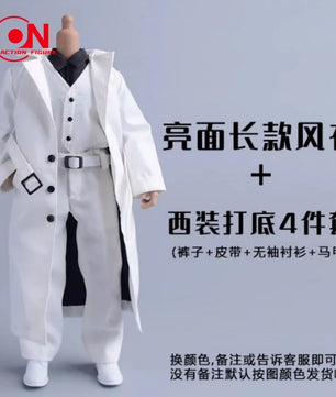 1/12 Scale Male Windbreaker Suit 6" Action Figure Clothing Accessory Set