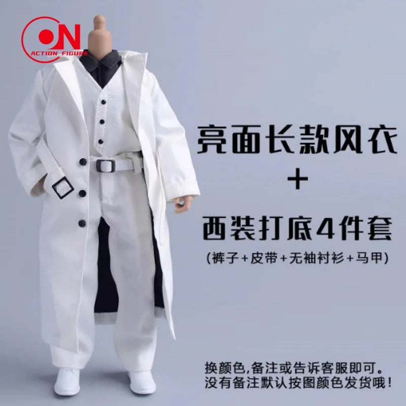 1/12 Scale Male Windbreaker Suit 6" Action Figure Clothing Accessory Set