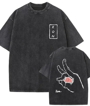 Chainsaw Man Kon Shirt Vintage Oversized Style Anime Shirt