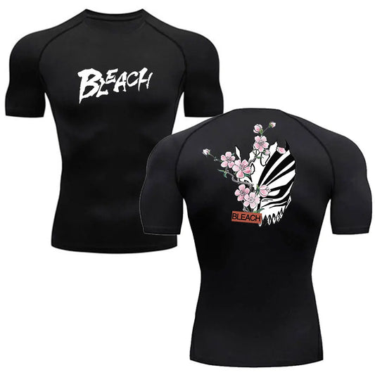 Bleach Anime Compression Shirt – Men's Breathable Rash Guard