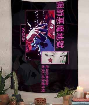 Hunter x Hunter Hisoka Tapestry - Versatile Anime Home Decor