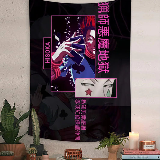 Hunter x Hunter Hisoka Tapestry - Versatile Anime Home Decor