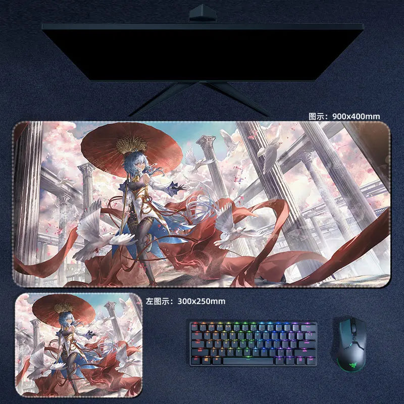 Genshin Impact Ganyu Mouse Pad Anime Desk Mat