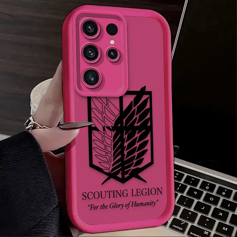 AOT Scouting Legion Phone Case - For Samsung A Series and S Series