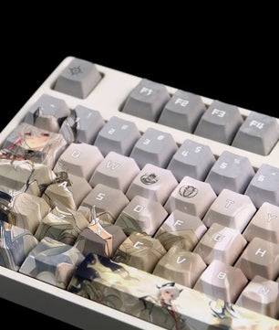 Wuthering Waves Zani Keycaps 120 Keys Cherry Profile Anime Keycaps