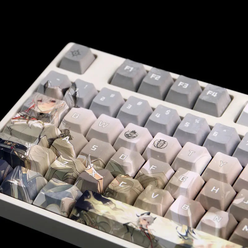 Wuthering Waves Zani Keycaps 120 Keys Cherry Profile Anime Keycaps