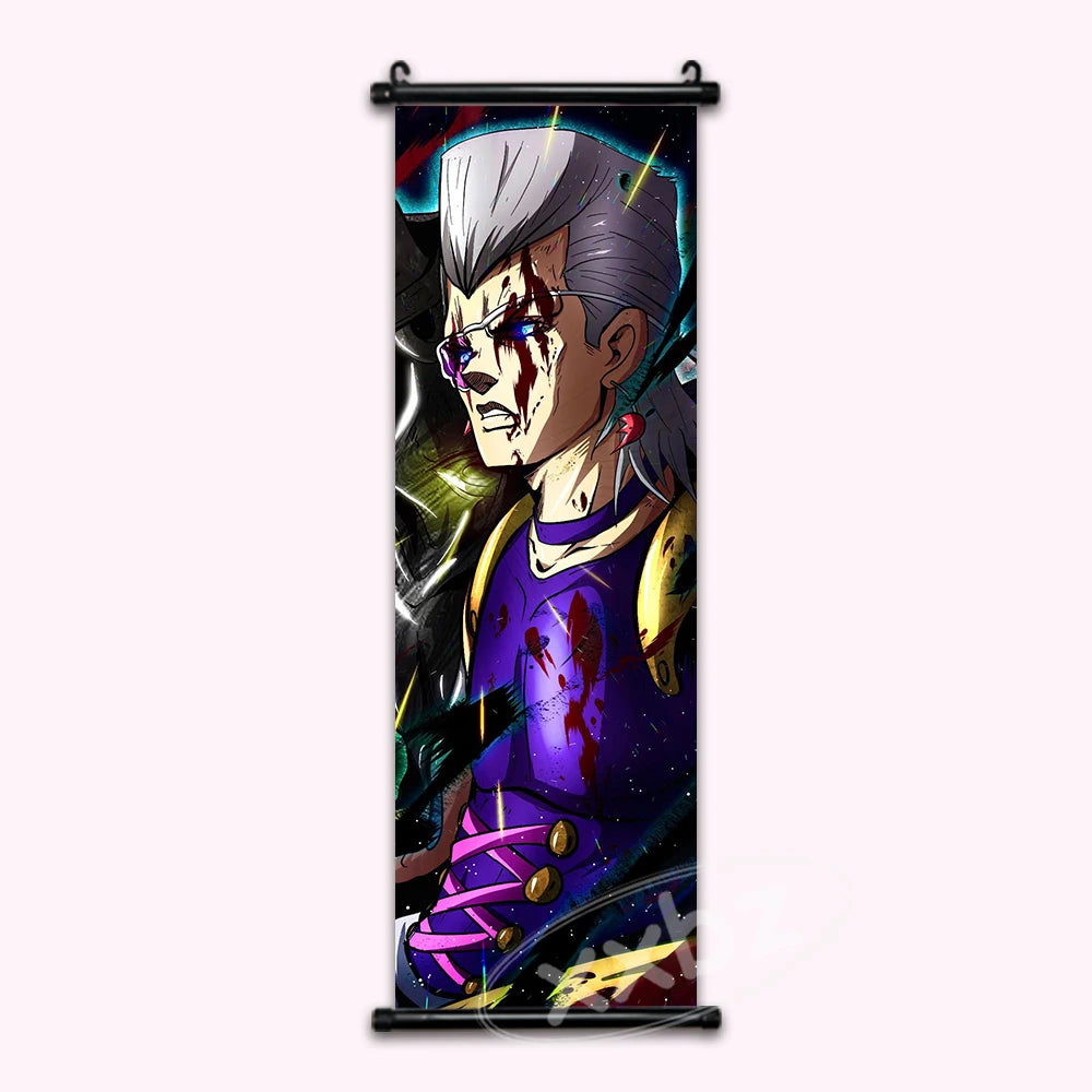 JoJo's Bizarre Adventure Stone Ocean Weather Report Poster Wall Art