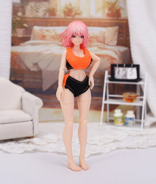 1/12 Scale Sportswear Gym Clothing Set For Female Action Figures