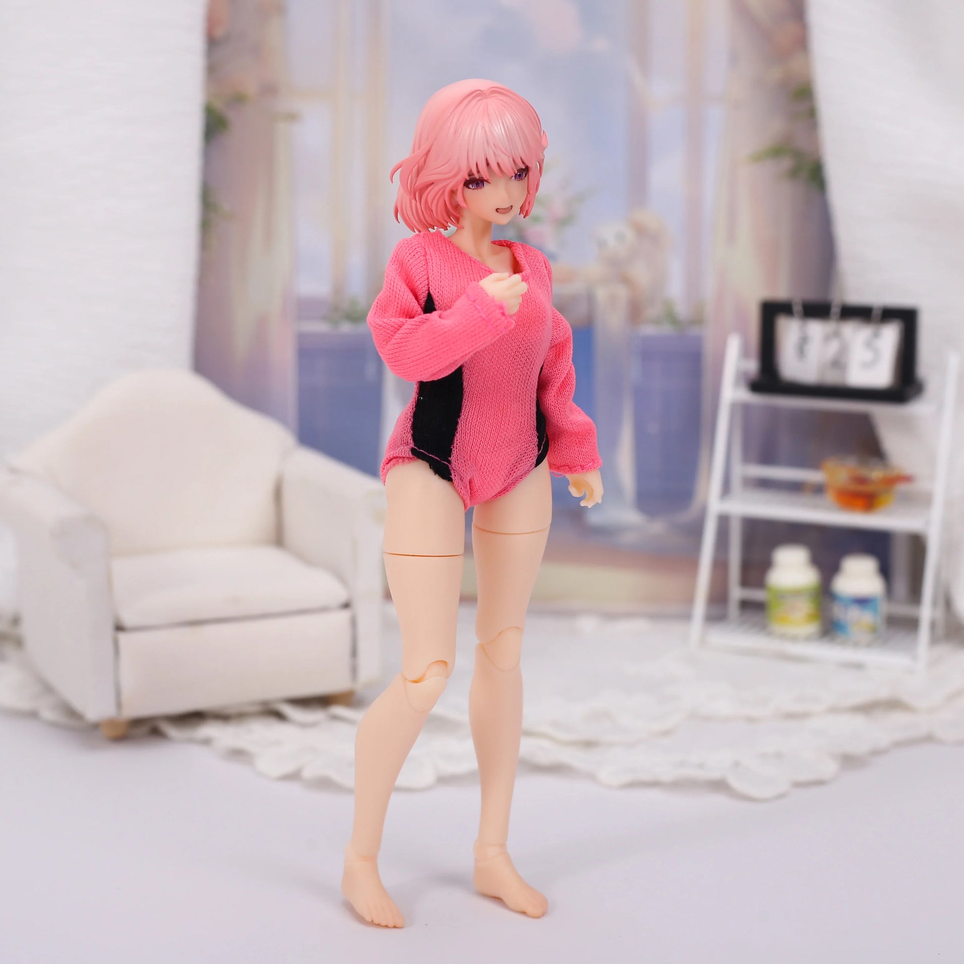 1/12 Scale Fitness Bodysuit Accessory For Female Action Figures