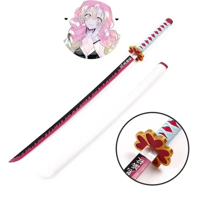 Demon Slayer Katana 1:1 Scale Anime Prop Replica Bamboo Sword