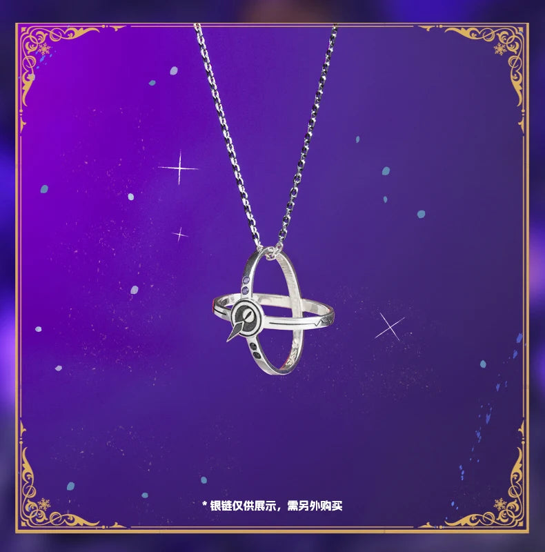 Link Click 925 Sterling Silver Anime Pendants & Ring Xia fei Liu Xiao Vein