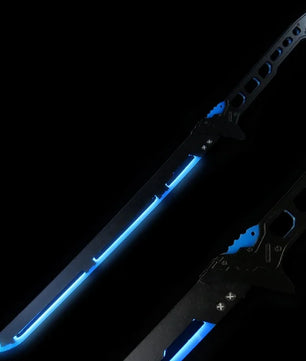 Cyberpunk Style LED Katana Full-Size Anime Prop Replica Bamboo Sword