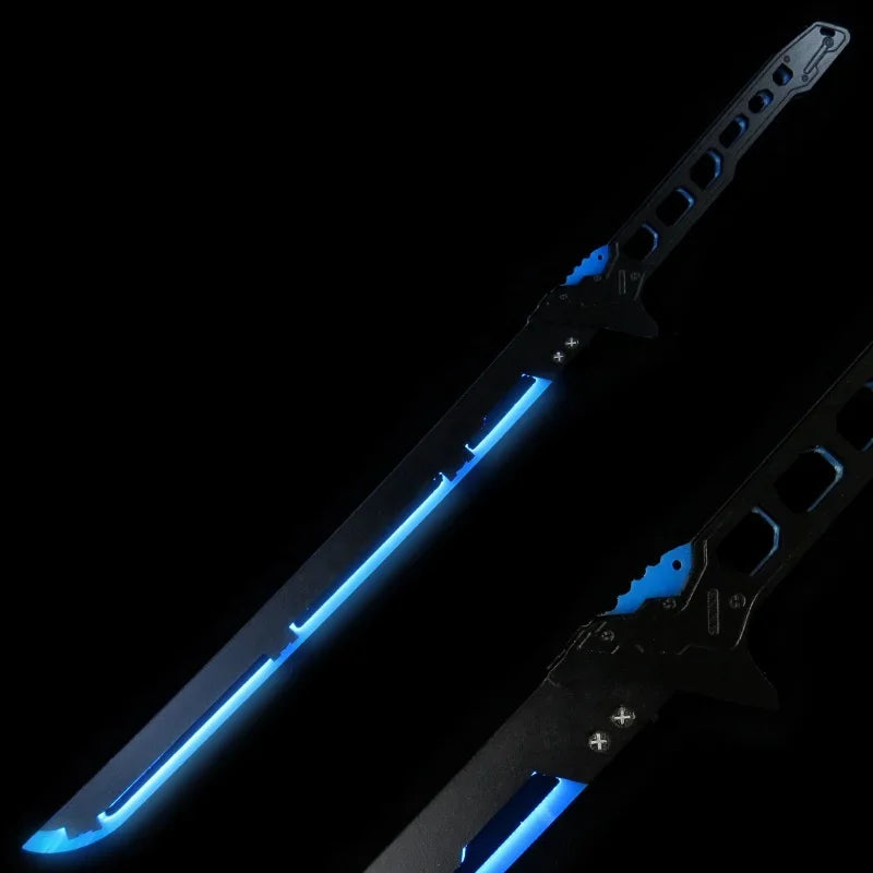 Cyberpunk Style LED Katana Full-Size Anime Prop Replica Bamboo Sword