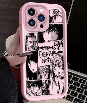 Death Note Panel Style Phone Case - For iPhone 11 to 17 Pro Max