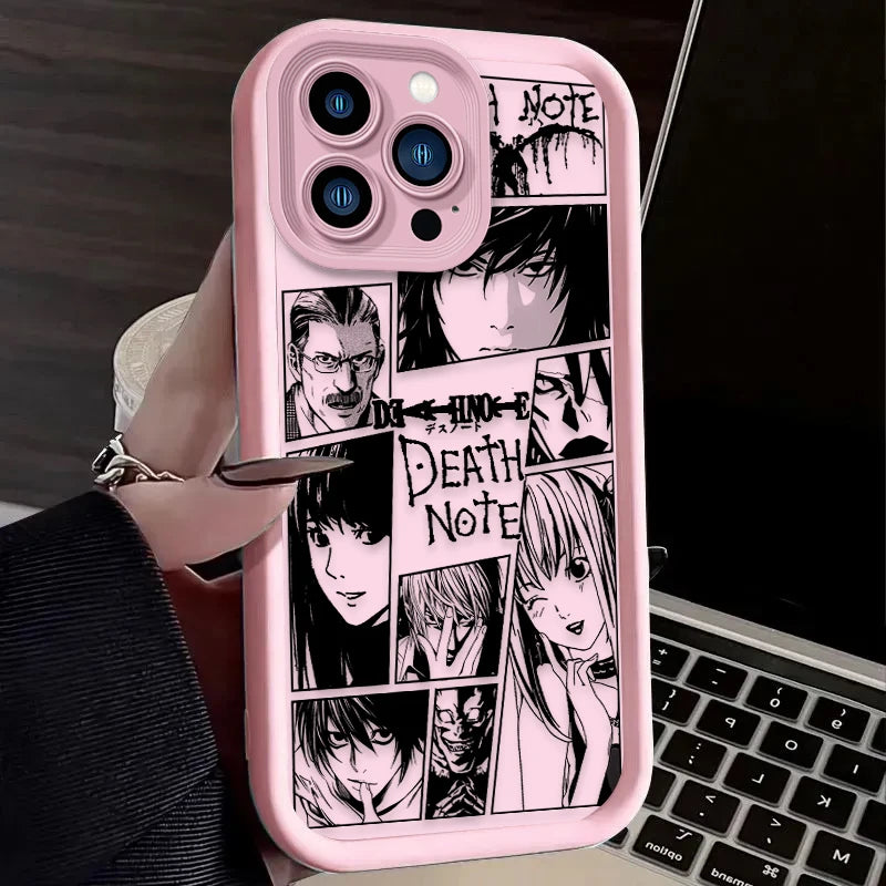Death Note Panel Style Phone Case - For iPhone 11 to 17 Pro Max