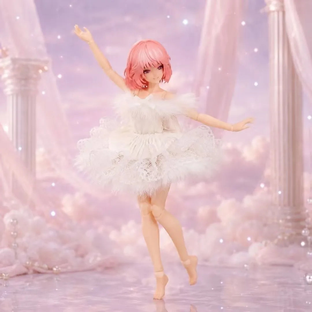 1/12 Scale Ballet Style Dress Accessory For Female Action Figures