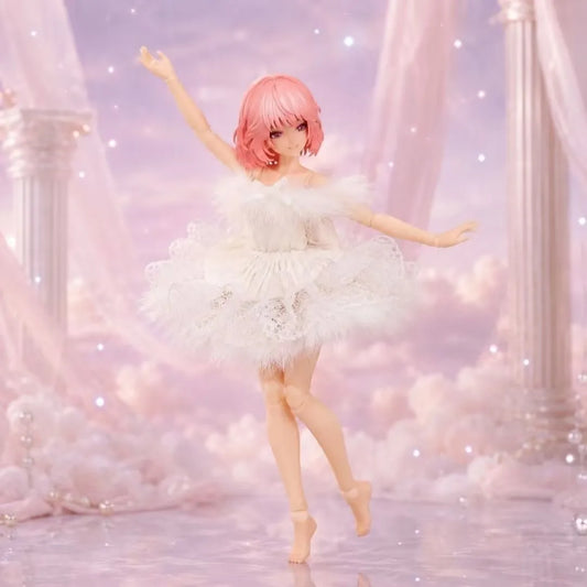 1/12 Scale Ballet Style Dress Accessory For Female Action Figures