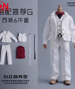1/12 Scale Professional Suit Set For 6-Inch Male Action Figures