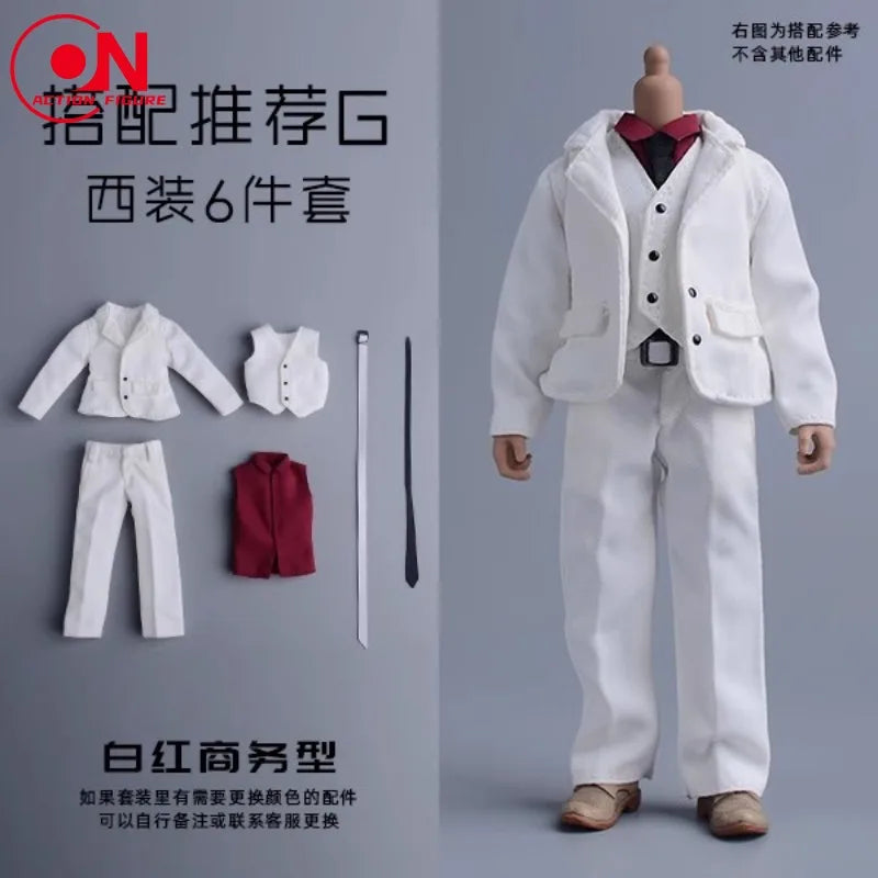 1/12 Scale Professional Suit Set For 6-Inch Male Action Figures