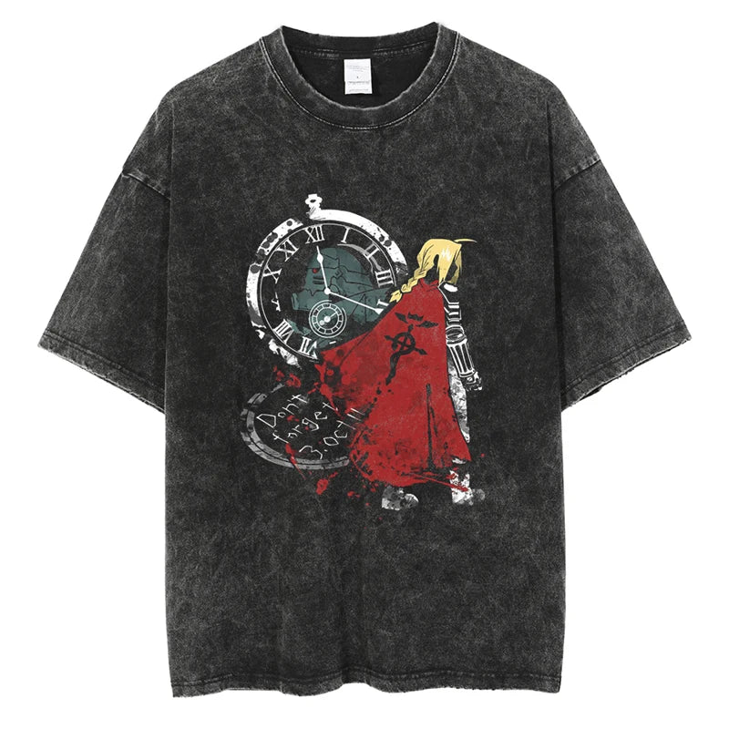 Fullmetal Alchemist Edward Shirt Vintage Style Anime Shirt