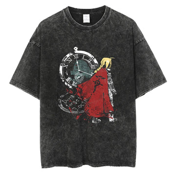 Fullmetal Alchemist Edward Shirt Vintage Style Anime Shirt