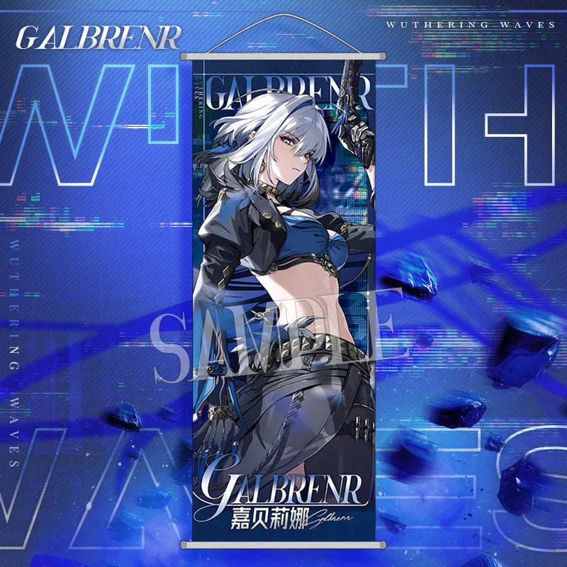 Wuthering Waves Galbrena Hanging Scroll Anime Poster