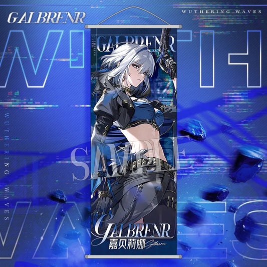 Wuthering Waves Galbrena Hanging Scroll Anime Poster