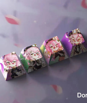 Genshin Impact Dori Keycaps 4pc Sublimation R4 Cherry Profile