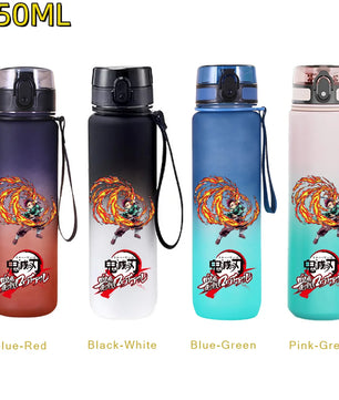 Demon Slayer Tanjiro Water Bottle – 650ml Leakproof Gym Bottle