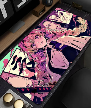 Demon Slayer Mitsuri Kanroji Mousepad Large Anime Desk Mat