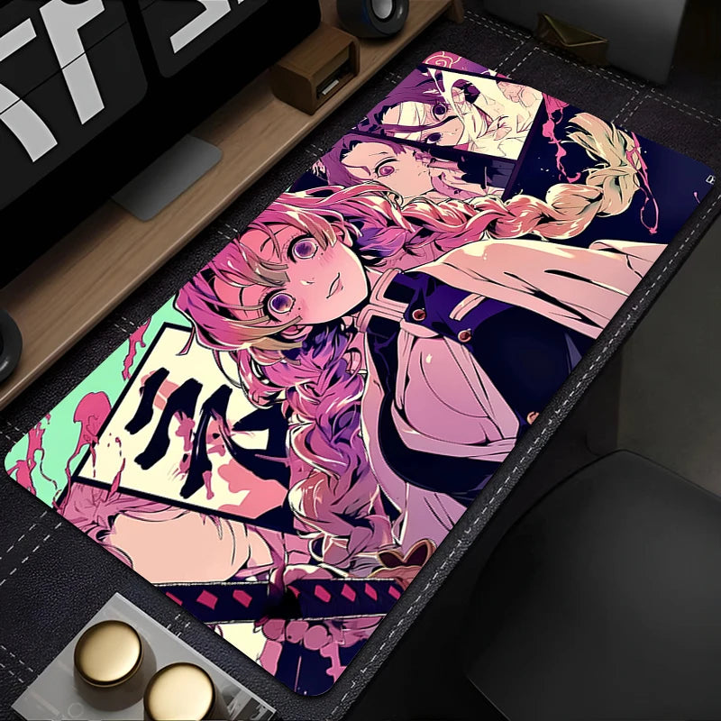 Demon Slayer Mitsuri Kanroji Mousepad Large Anime Desk Mat