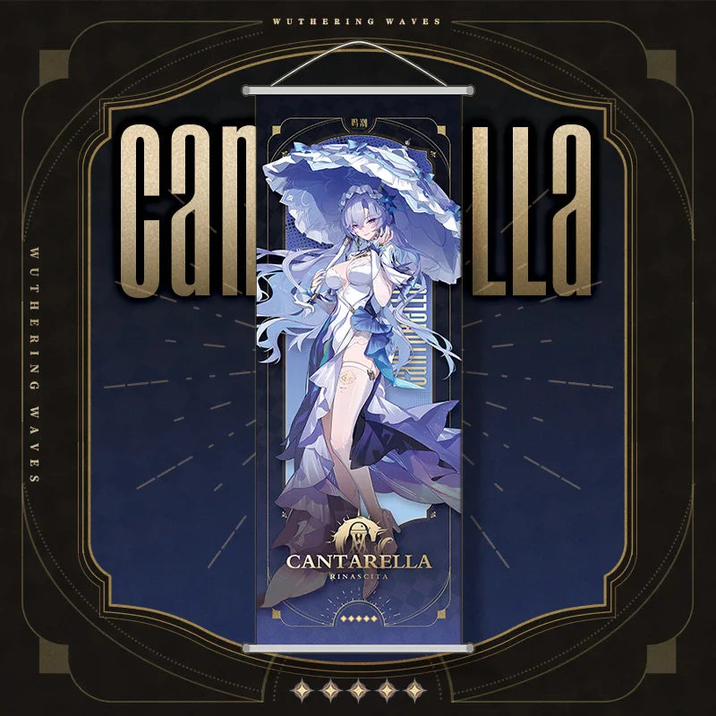 Wuthering Waves Cantarella Hanging Scroll Anime Poster