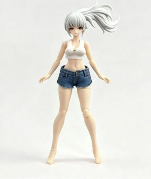 1/12 Casual Summer Top and Shorts Set For Female Action Figures
